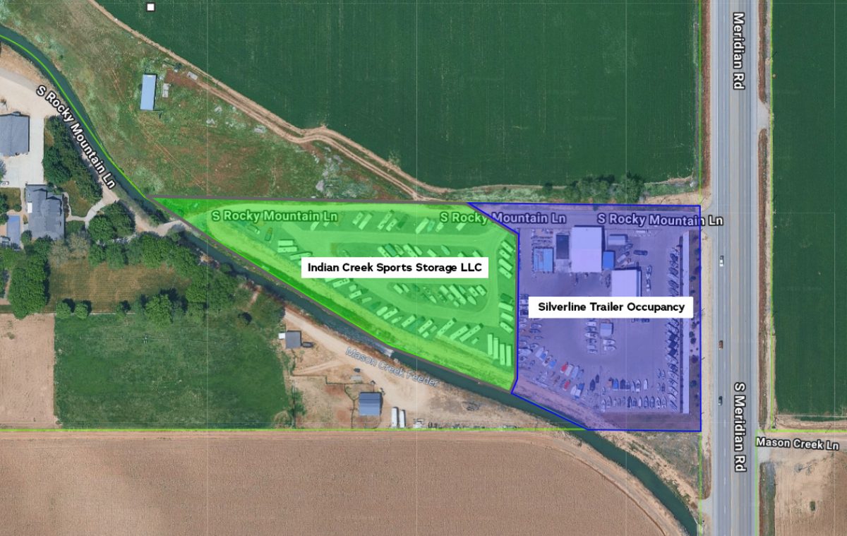 Site plan: Approved RV storage on a 2.65-acre vacant lot in Kuna