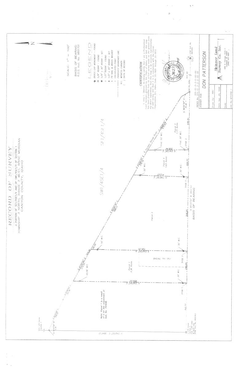 Site plan: Lot split proposed to make room for one new single-family home