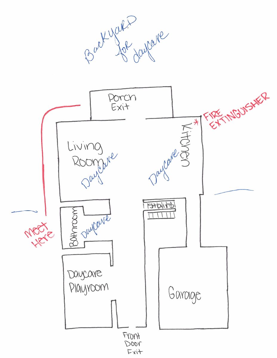 Site plan: Home daycare registration approved, but state license later denied