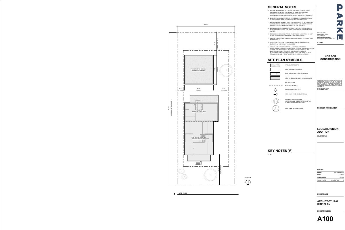 Site plan: Rear addition to historic 1895 Boise home approved