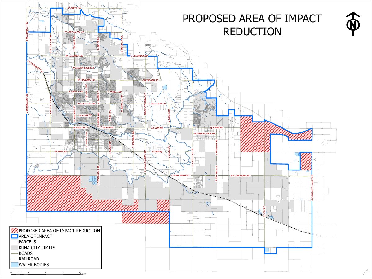 Site plan: Kuna council approves shrinking city's area of impact by 5,531 acres