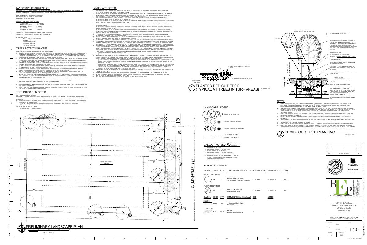 Site plan: 3-lot subdivision proposed, with existing home to be demolished