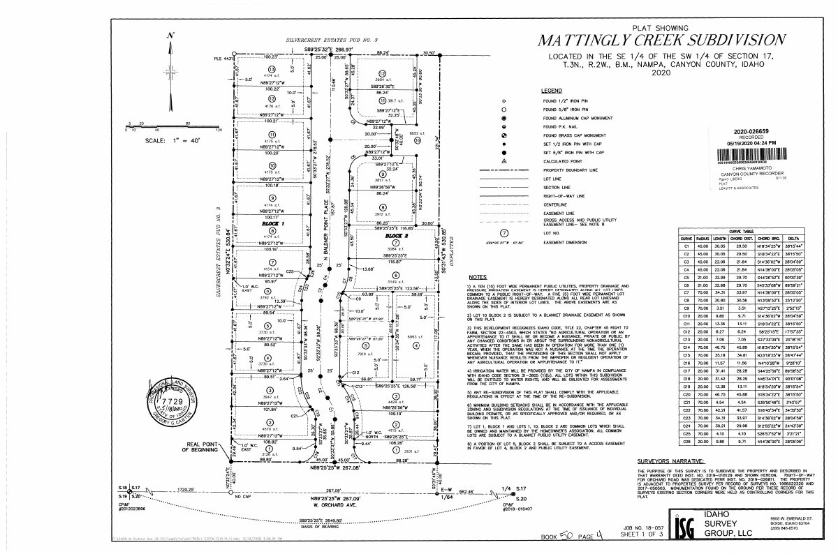 Site plan: Plan would reconfigure two lots into four in existing subdivision