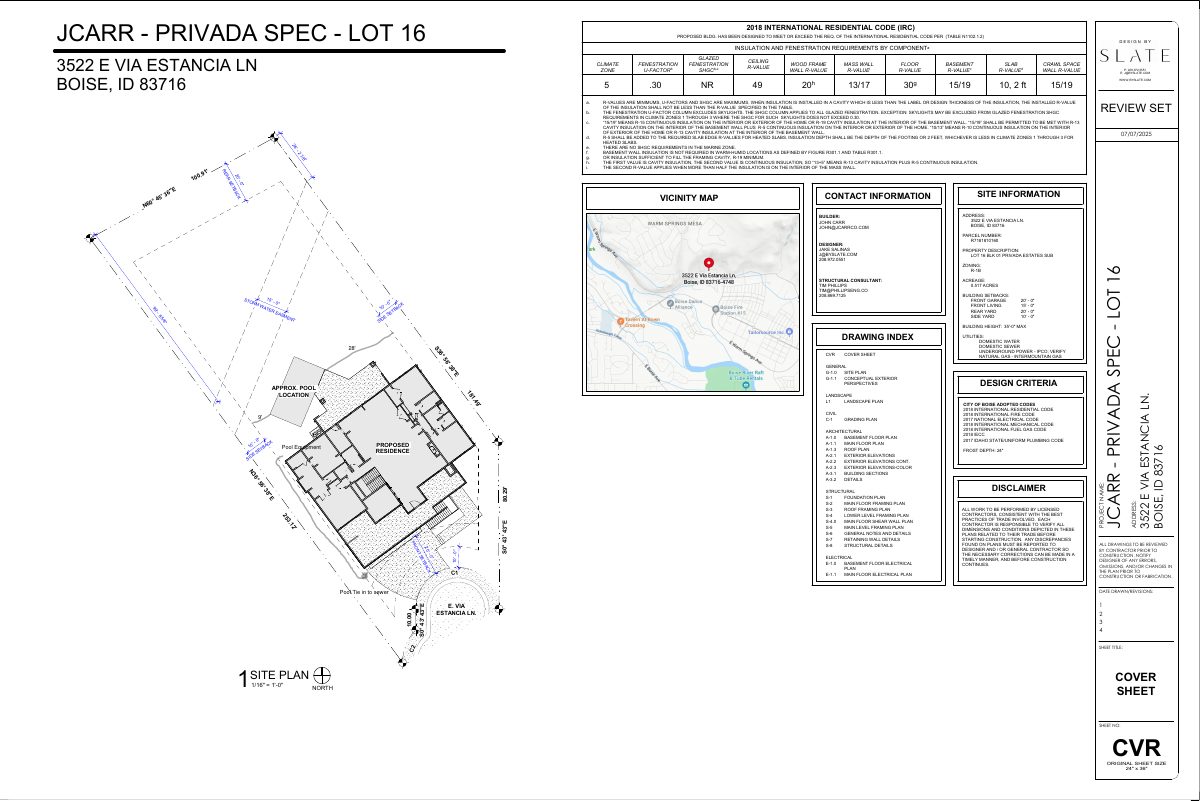 Site plan: Hillside development review sought for half-acre lot