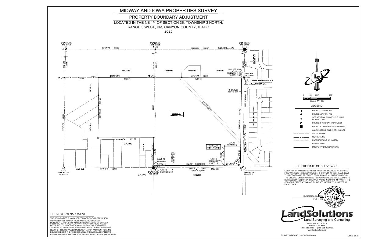 Site plan: Lot line shift between two parcels approved, with no new homes described