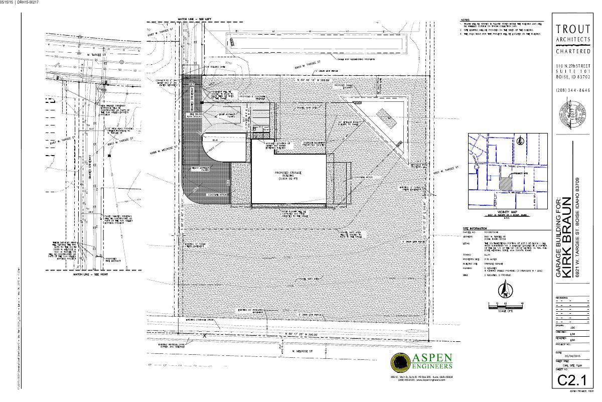 Site plan: Heavy equipment rental and sales business sought on 2.35-acre industrial site