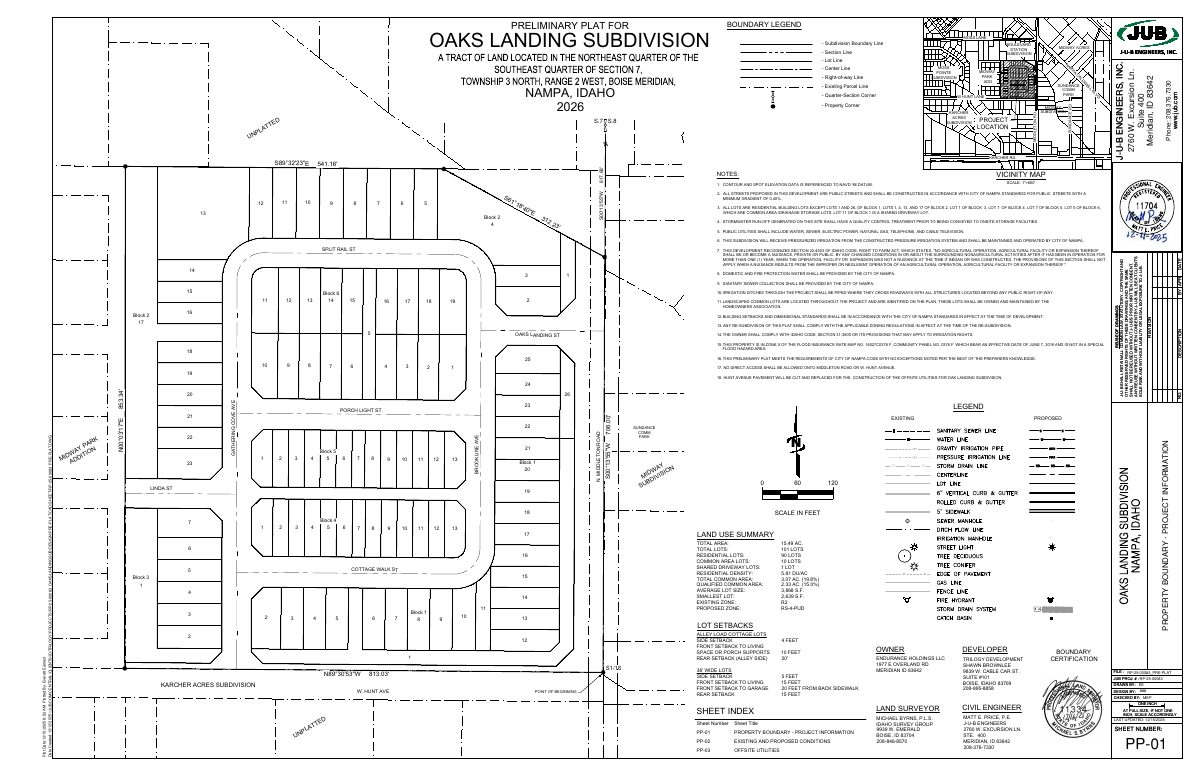 Site plan: Final plat for 85 single-family homes heads to Nampa hearing