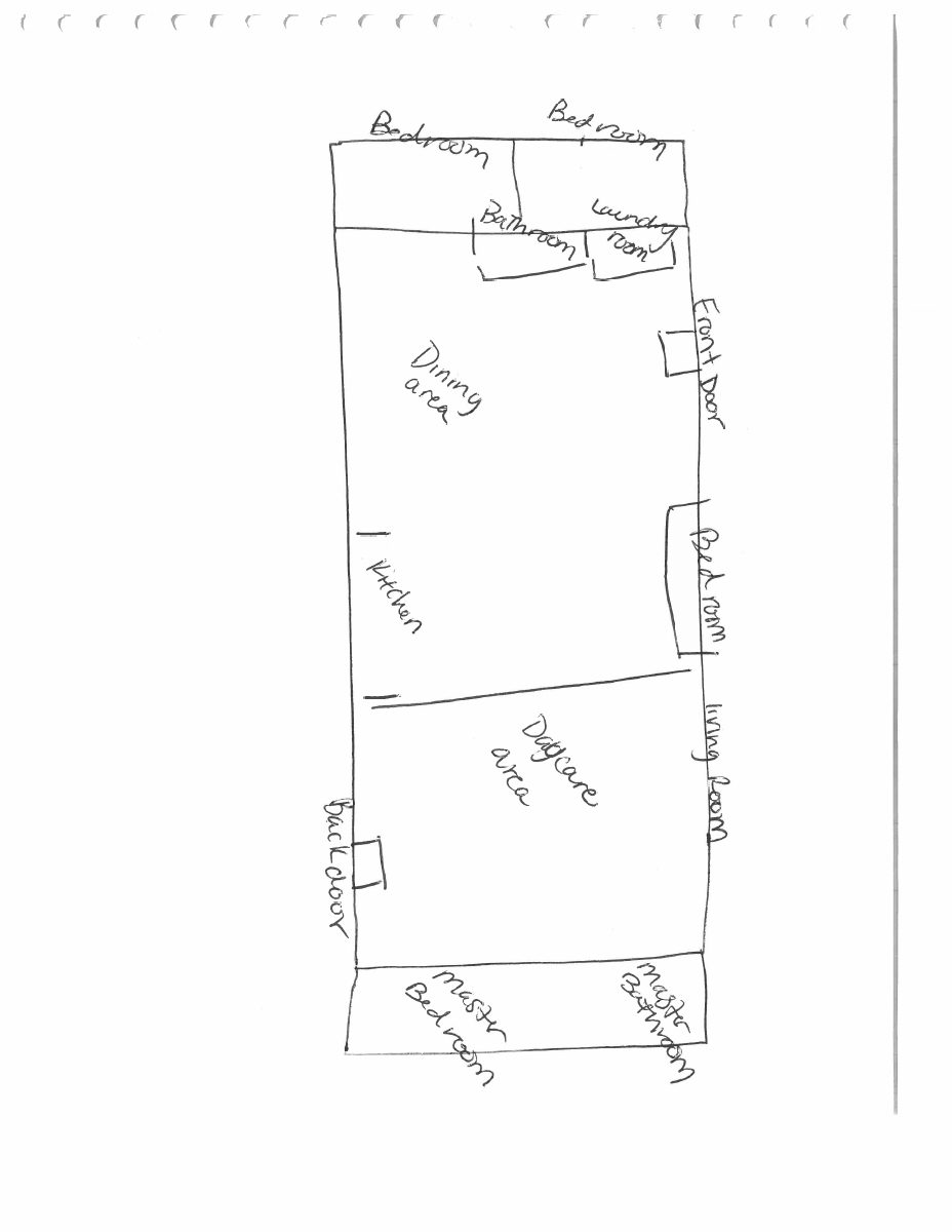Site plan: Home daycare approved to operate out of a residence