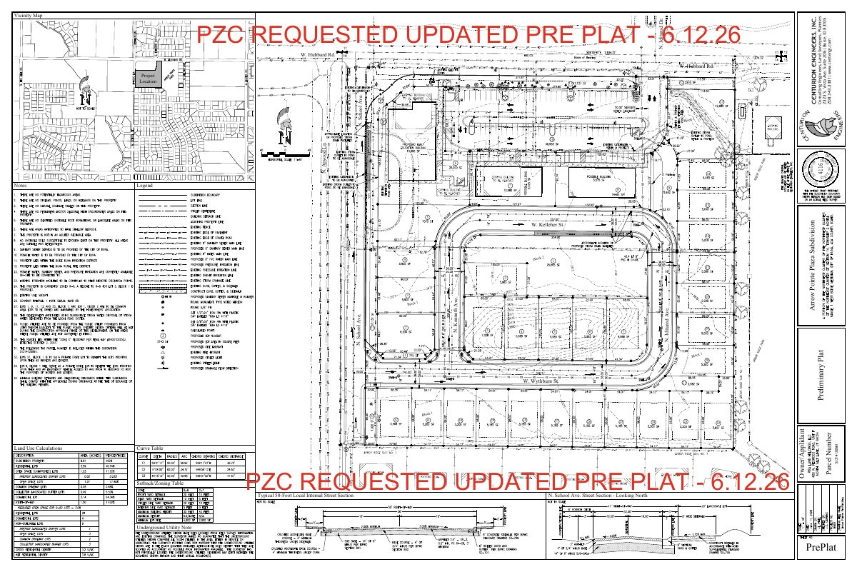 Site plan: 29-lot residential subdivision and rezone heads to Kuna City Council