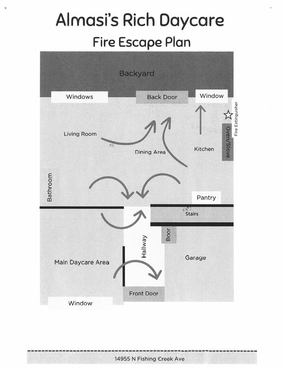 Site plan: In-home daycare approved to care for up to 12 children, up from 6