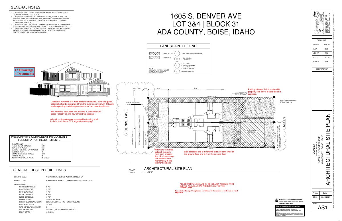 Site plan: Two single-family homes approved after lot split restored to original lots