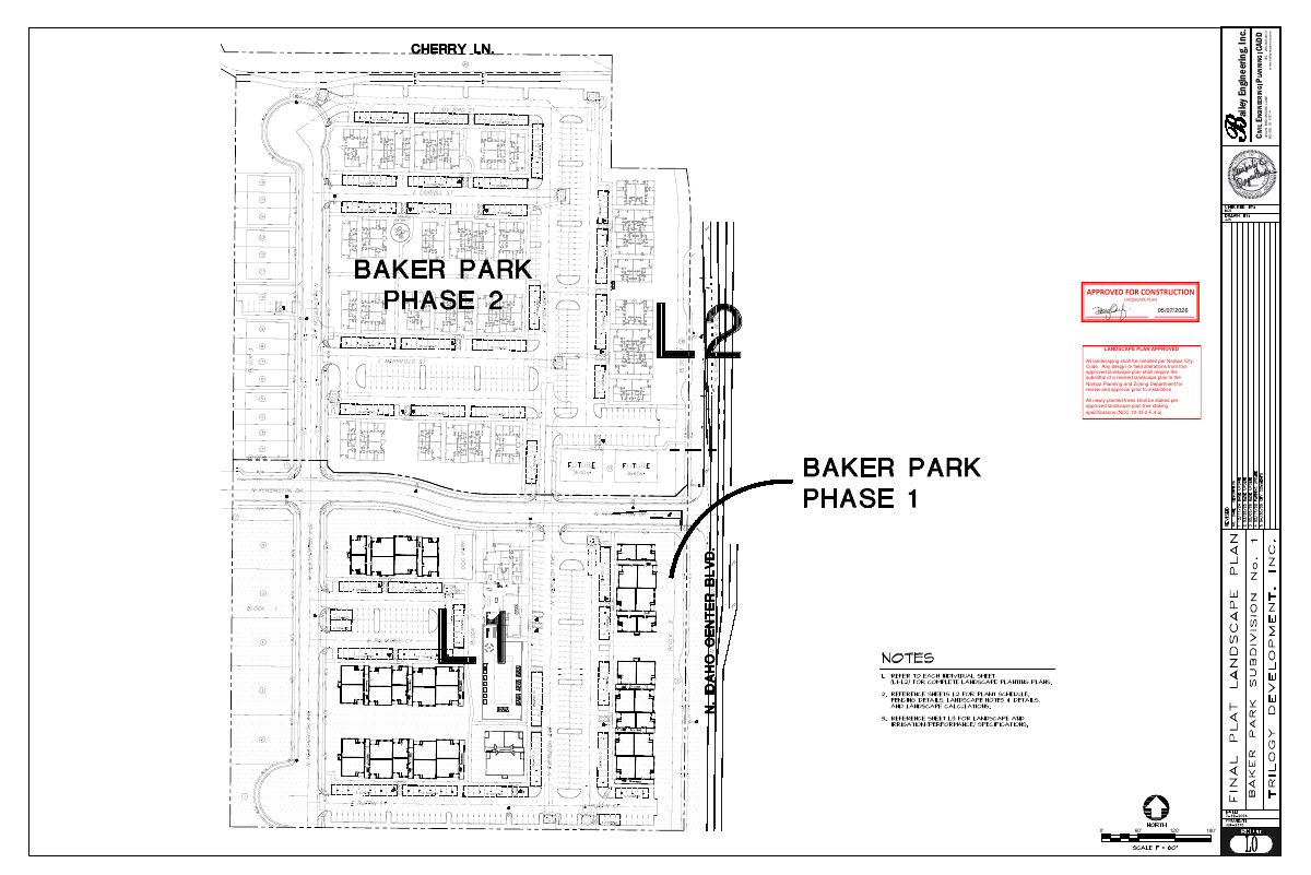 Site plan: Final plat for 205 duplex and multifamily units approved on 12 acres