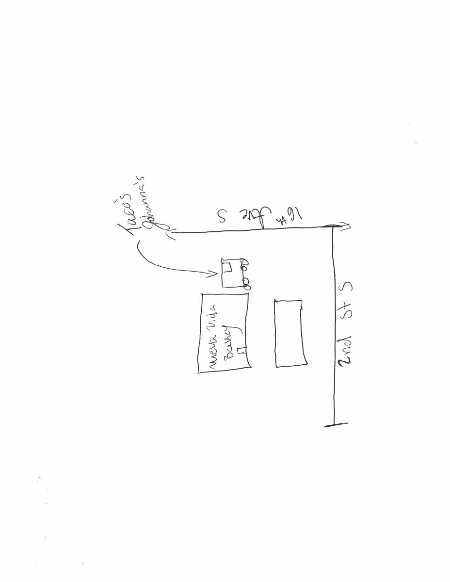 Site plan: Temporary taco business use approved by Nampa