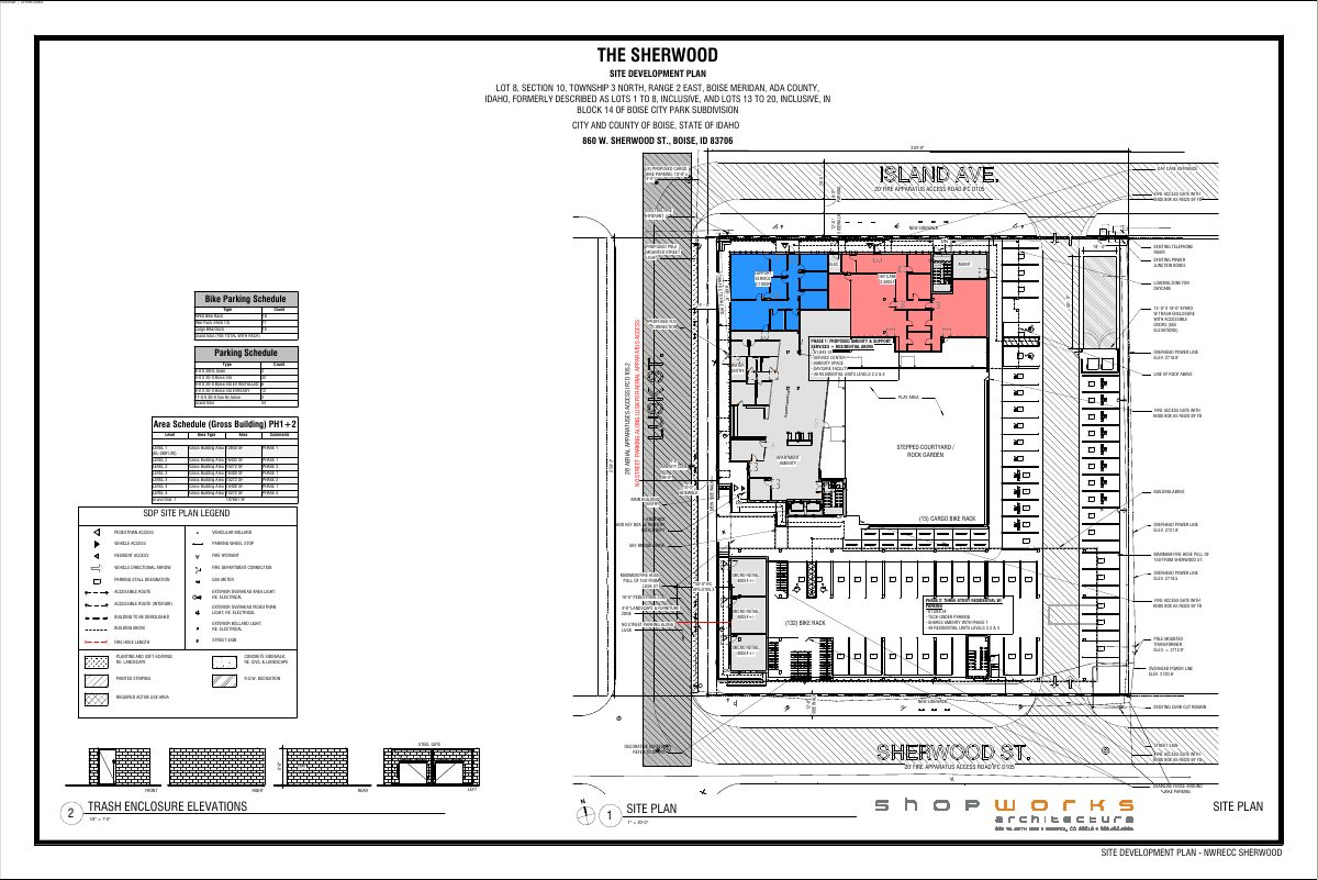 Site plan: Mixed-use project on 1.32-acre site wins floodplain approval