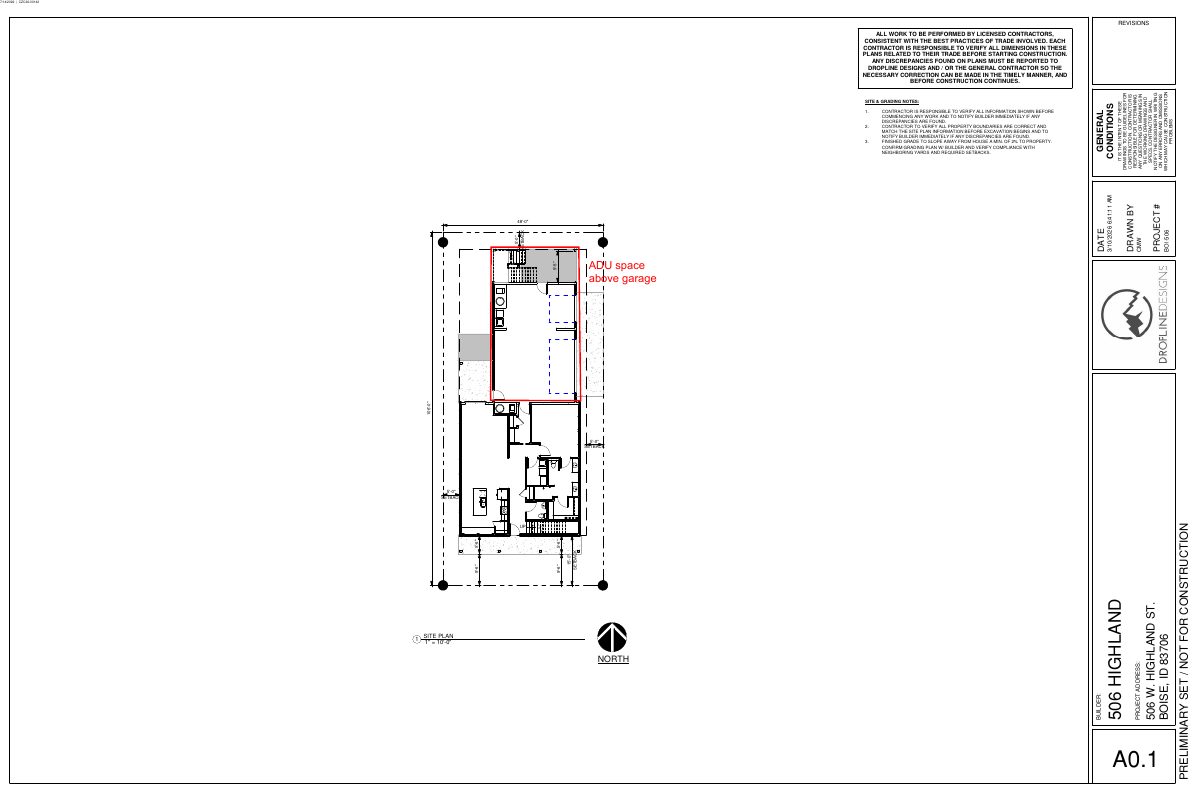 Site plan: Minor changes to building elevations and landscaping approved for small residential lot