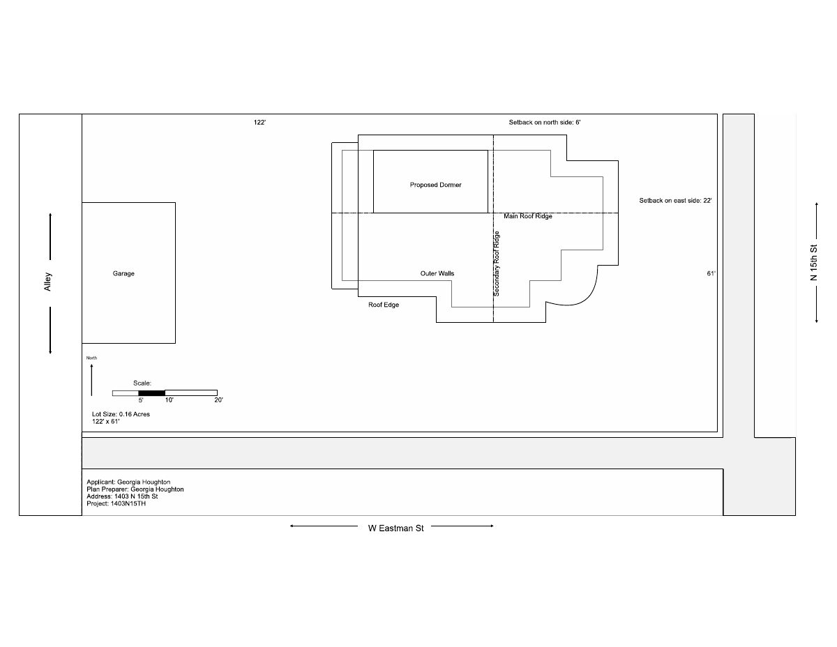 Site plan: Exterior changes to historic district home approved by Historic Preservation Commission