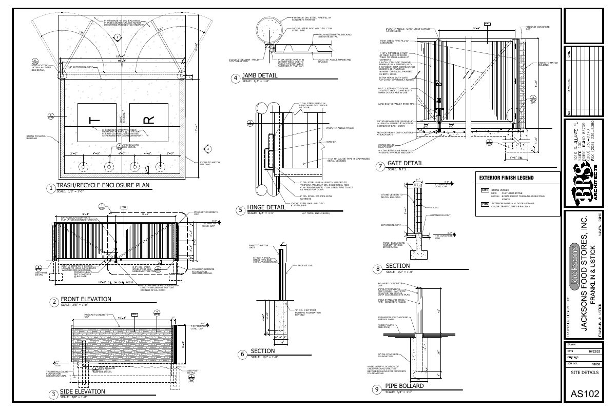 Site plan: Jacksons plans 5,742-square-foot convenience store with fuel canopy in Nampa, approved