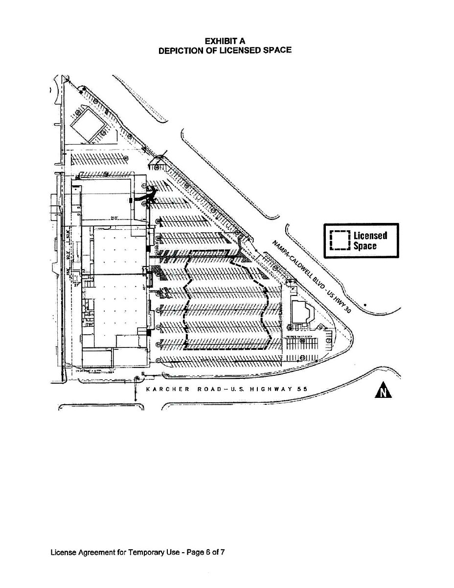 Site plan: Temporary offsite car sales event approved for Team Mazda