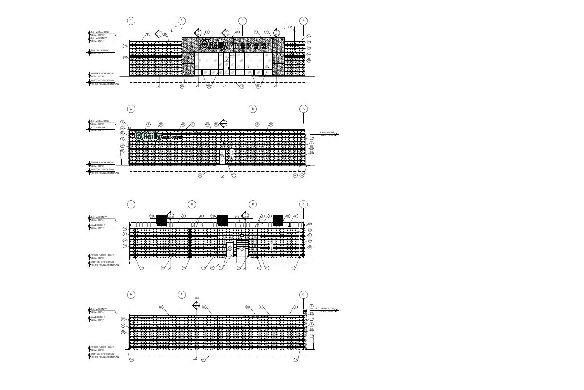 Site plan: 7,460-square-foot auto parts store proposed on vacant commercial lot