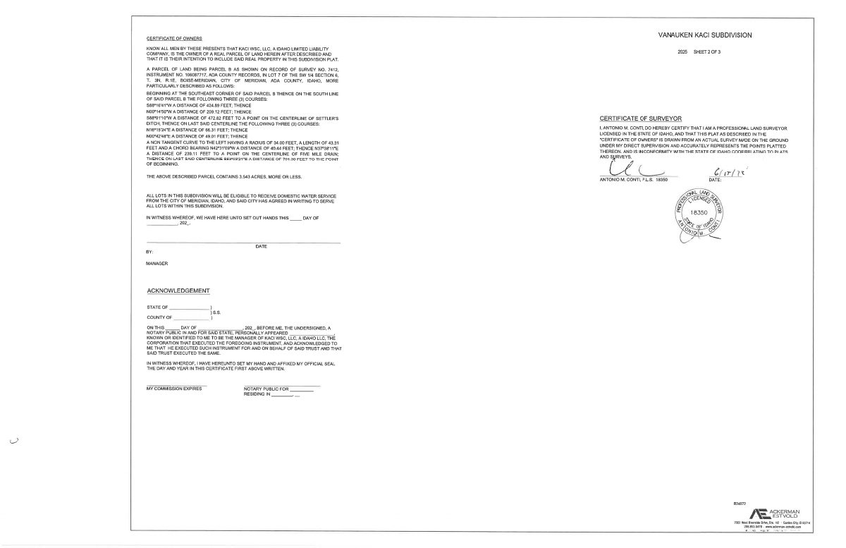 Site plan: Three-lot subdivision on 3.55 acres sought, with request for narrower buffer