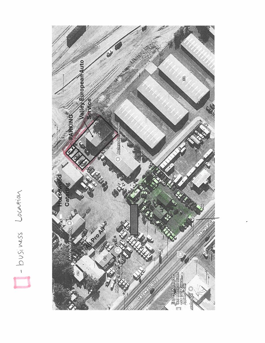 Site plan: Auto repair shop for European vehicles withdrawn in Nampa
