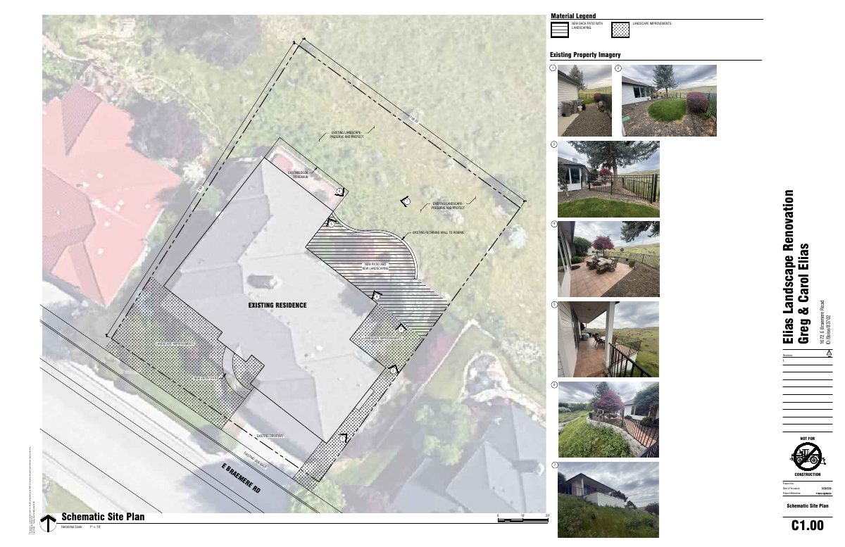 Site plan: Request to extend a hillside deck withdrawn after expansion dropped from plan