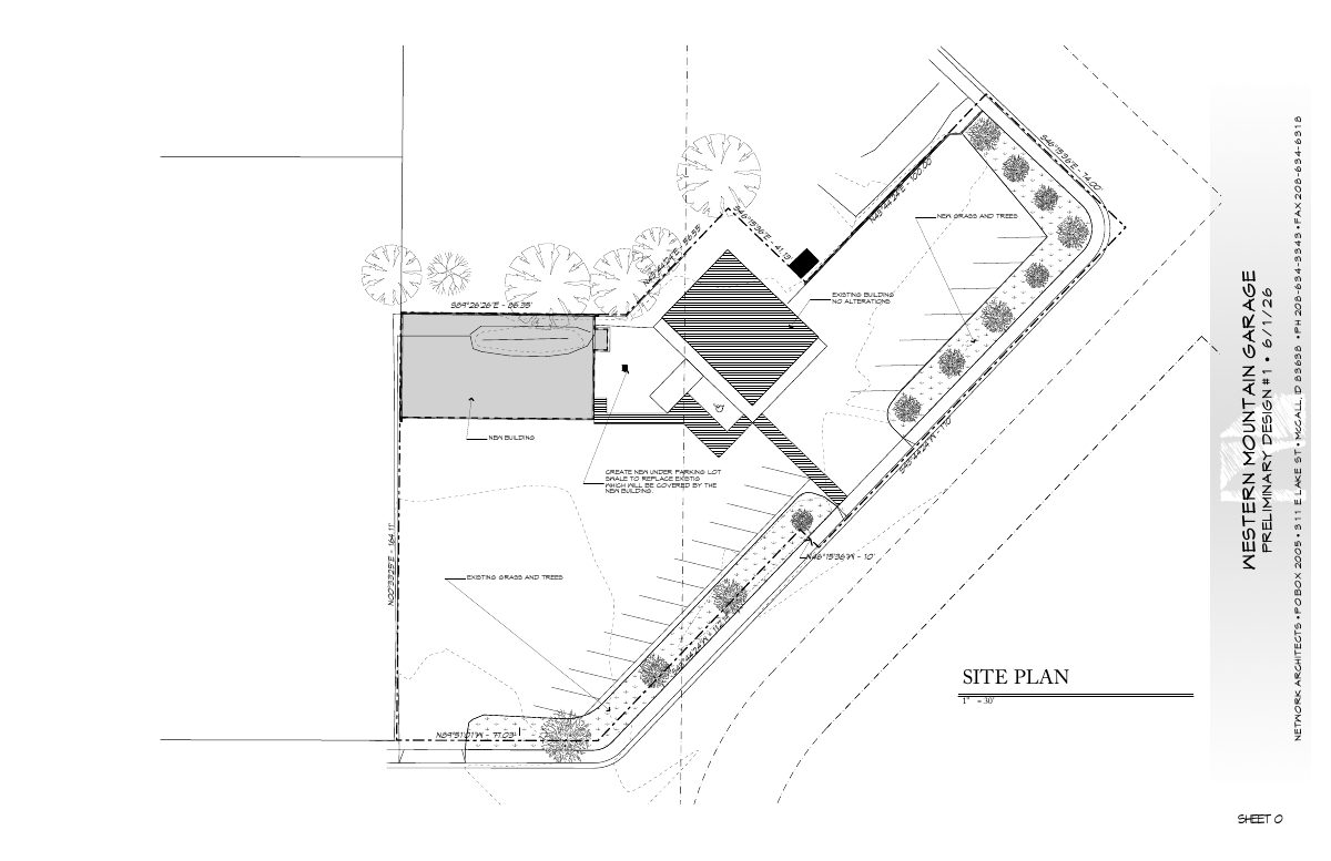 Site plan: 40-by-74-foot commercial shop approved in Nampa