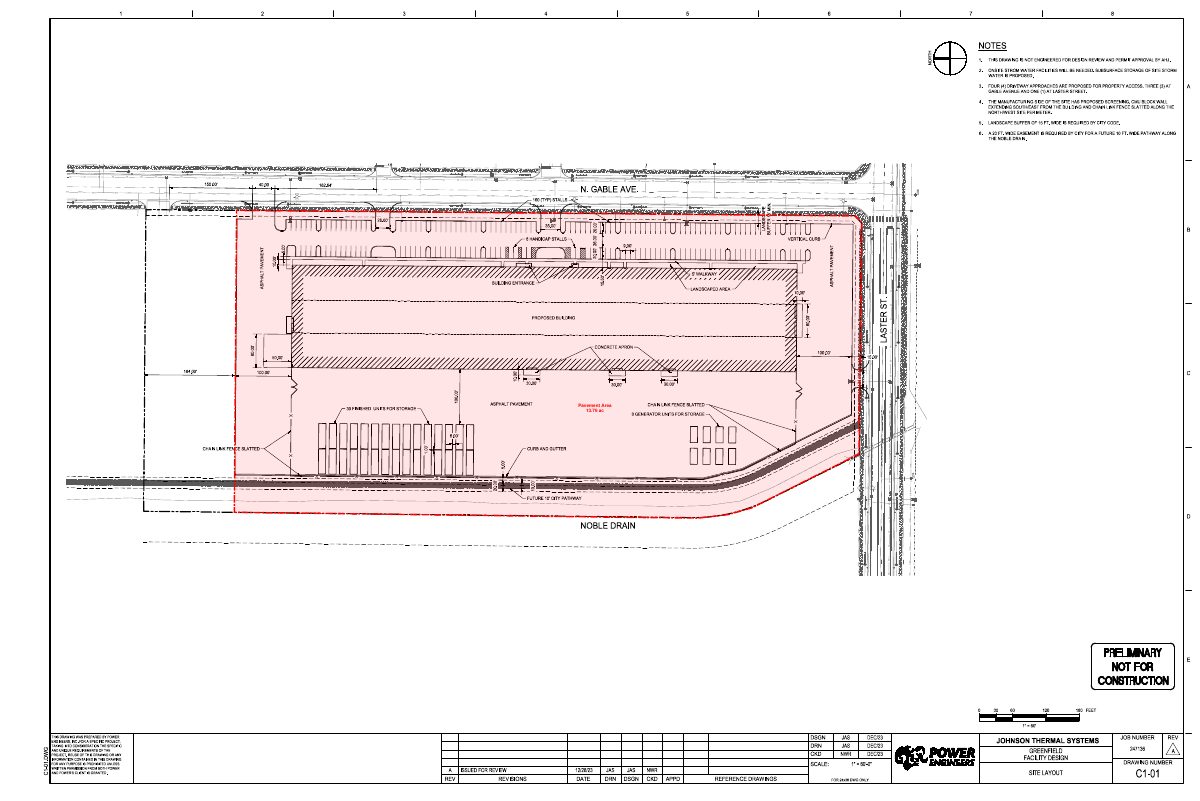 Site plan: Lot line change approved for industrial site tied to Johnson Thermal project