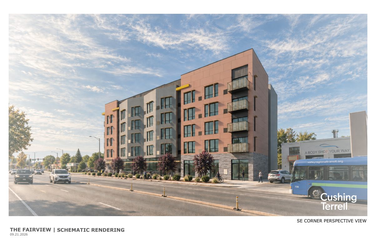 Site plan: 103-unit apartment building proposed on 0.71-acre commercial site