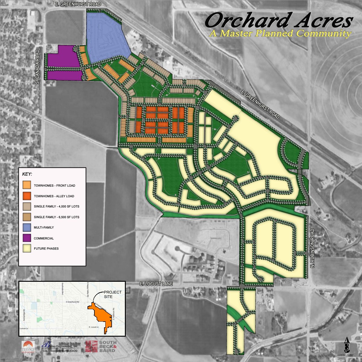Site plan: Nampa denies 656-home Orchard Acres master planned community on 276 acres