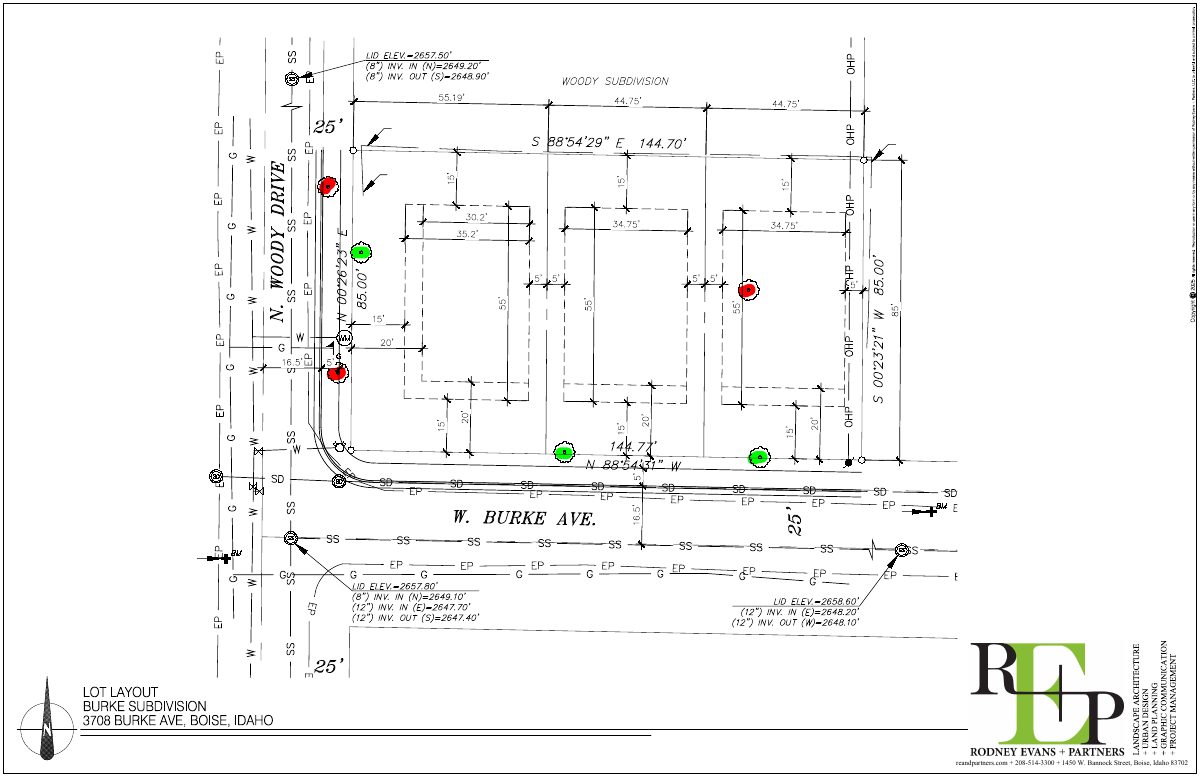Site plan: Plan to split one lot into three single-family home sites approved