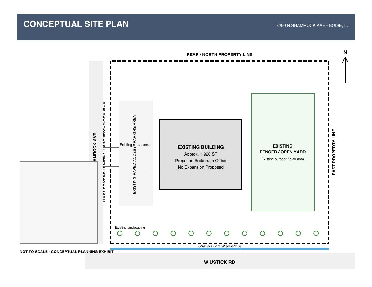 Site plan: Request to rezone former daycare site for a real estate office withdrawn