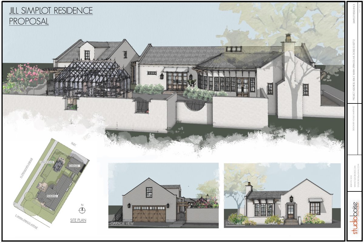 Site plan: Historic District lot sought for single-family home with garage and apartment